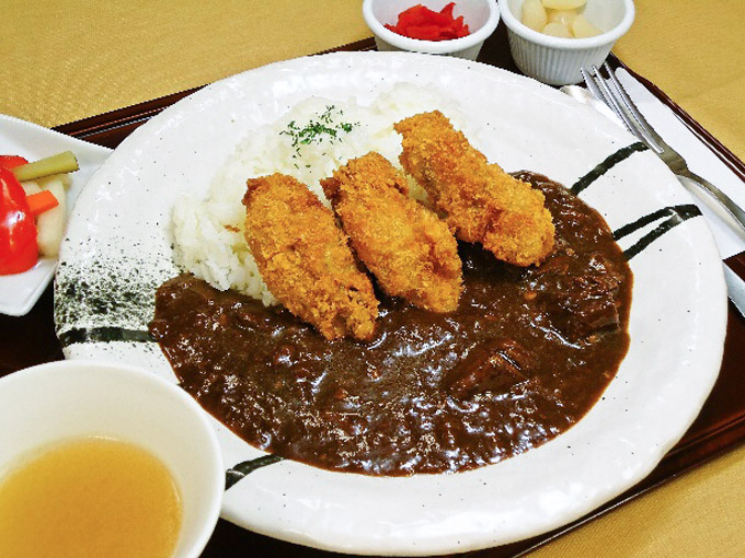 カキフライカレー
